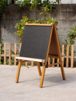 Qtoys 5-in-1 Wooden Activity Easel blackboard side