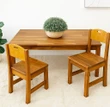 rectangle table and large chairs