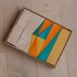 qtoys wooden block set tray 5