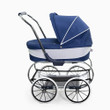 valco princess doll pram navy 2