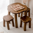 kids tree table and chair set