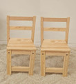 qtoys rubberwood kids chairs 