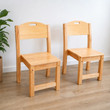 qtoys large natural chairs