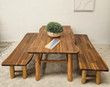 qtoys tree top table and bench - WIDER table