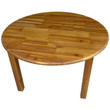 qtoys round acacia table