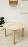 natural round table for kids