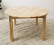 natural round kids table 