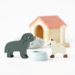 le toy van wooden pretend play pet accessory set for dollhouses