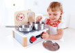 hape kitchen and grill set wooden cooktop toy