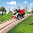 Hape Battery Powered Engine No 1 Set on tracks