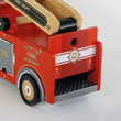 back door of fire truck opens