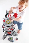 Hape Four-Stage Rocket Ship Kid Playing