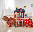 wooden toy fire station
