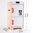 gourmet fridge size