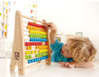 Hape Rainbow Bead Abacus Kid Playing