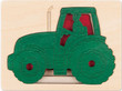 George Luck Five Tractors Layered Puzzle