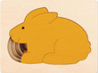 George Luck Five Rabbits Layered Puzzle