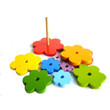 Qtoys Rainbow Stacking Toy Flower in use