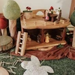 qtoys gnome mini eco dollhouse set up