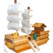 Wooden Pirate Ship