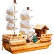 Qtoys Wooden Pirate Ship set