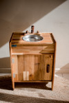 qtoys natural wooden sink toy