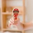 fire fighter wooden figurine