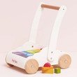 le toy van rainbow block wagon