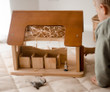 qtoys wooden horse stable