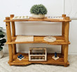 tree branch wooden shelf