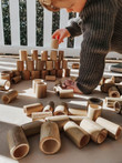 Qtoys Bamboo Balancing Set of 100