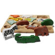 Wooden Animal Play Set & Puzzle