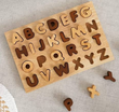 qtoys capital letter alphabet wooden puzzle