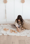 wooden counting trays