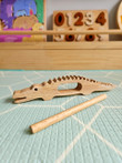 Qtoys Singing Crocodile Wooden Kids Guiro