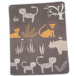 David Fussenegger Brown Jungle Juwel Bassinet Blanket