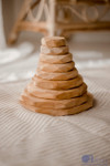 Qtoys Natural Wooden Stacking Stones