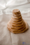 Qtoys Natural Wooden Stacking Stones