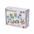 Tenderleaf Dovetail Kids Room Wooden Dolls Furniture Set Box