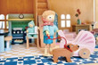 Dovetail Nursery Wooden Furniture Set for Dolls House