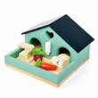 Tender Leaf Toys Wooden Pet Rabbits House Accessories for Dolls House