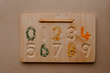 Number tracing board