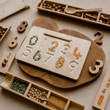 Qtoys Number tracing board