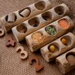 Qtoys Log and Sorting Trays Set