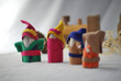 Qtoys Wooden knights set of 4