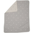 grey hearts baby blanket