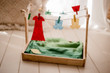 Qtoys Montessori Clothes Hanging
