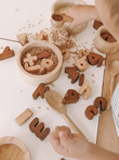 Lowercase Letters with a small, smooth design