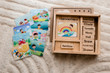 10 weather cards and 10 wooden matching words