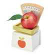 An adorable wooden scale